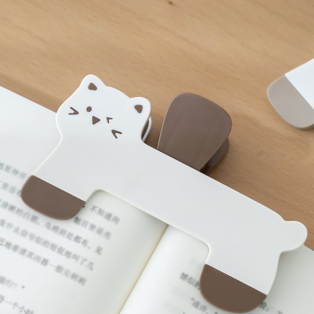 Stationery Books - Cute cat book holder, fixed book