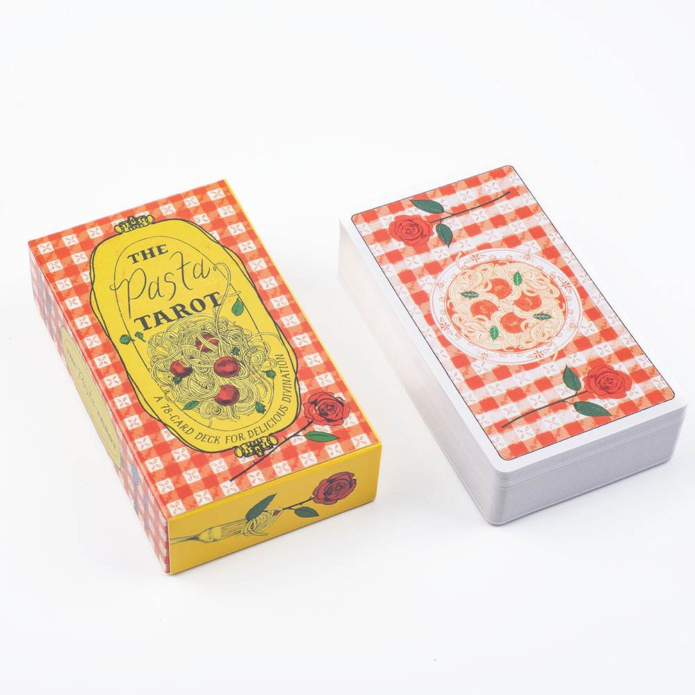 Tarot Deck With Guidebook - Pasta Tarot 78-Card Deck Board Game