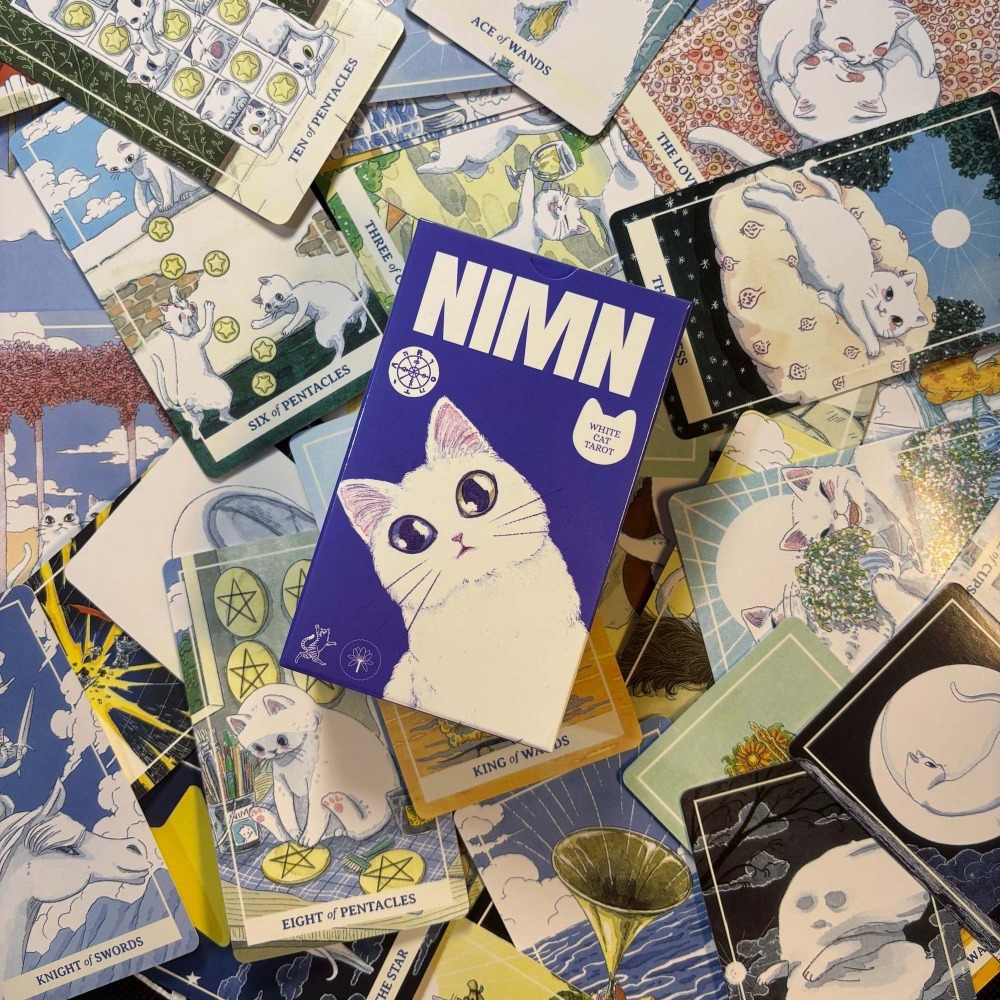 Whimsical Watercolor Feline Ka - Tarot Deck With Guidebook recension och pris