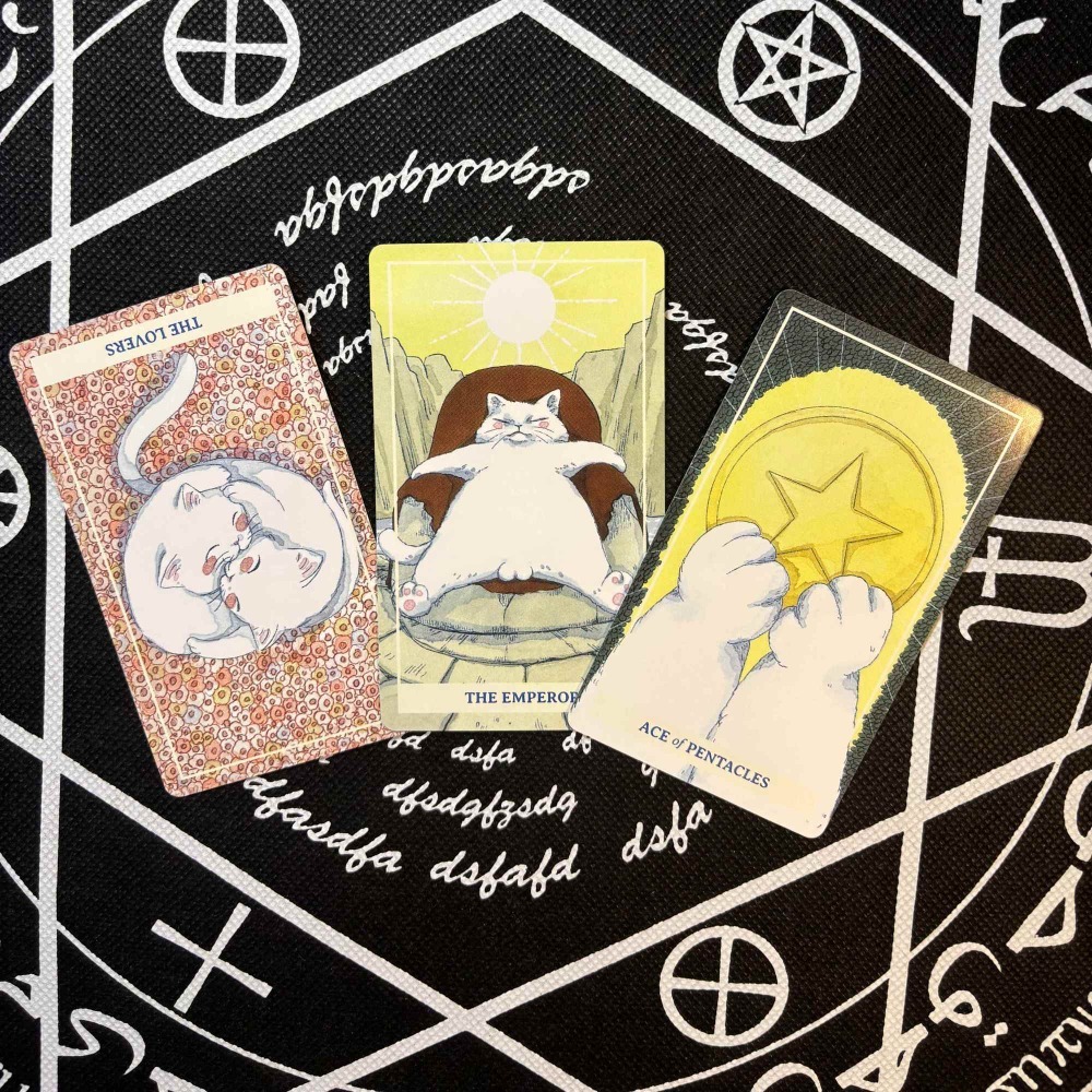 Whimsical Watercolor Feline Ka - Tarot Deck With Guidebook recension och pris