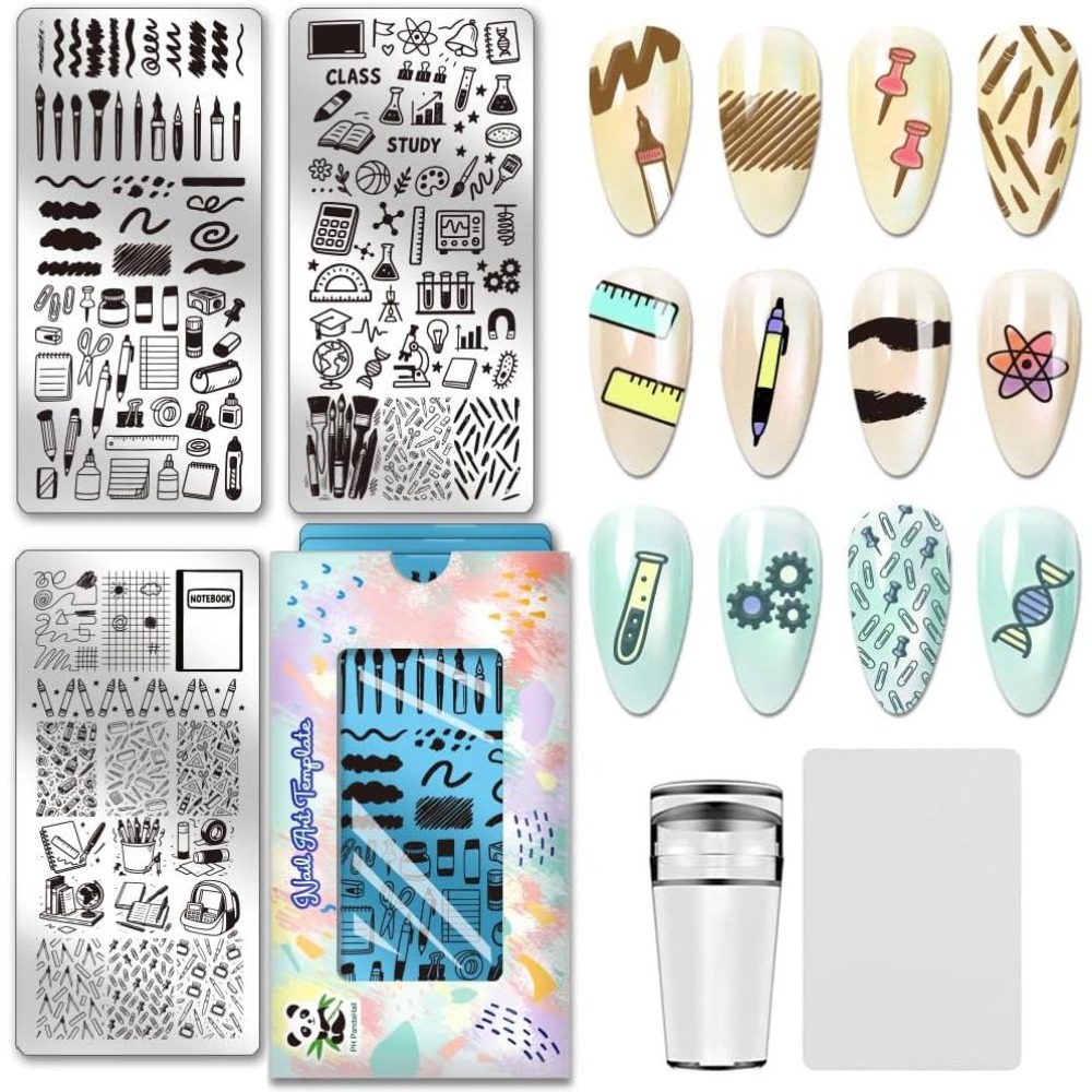 3pcs Stationery Nail Stamping  - Stationery Books recension och pris