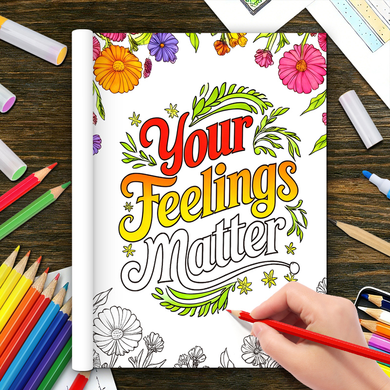 32 Pages Mental Health Colorin - Adult Coloring Book Stress Relief recension och pris