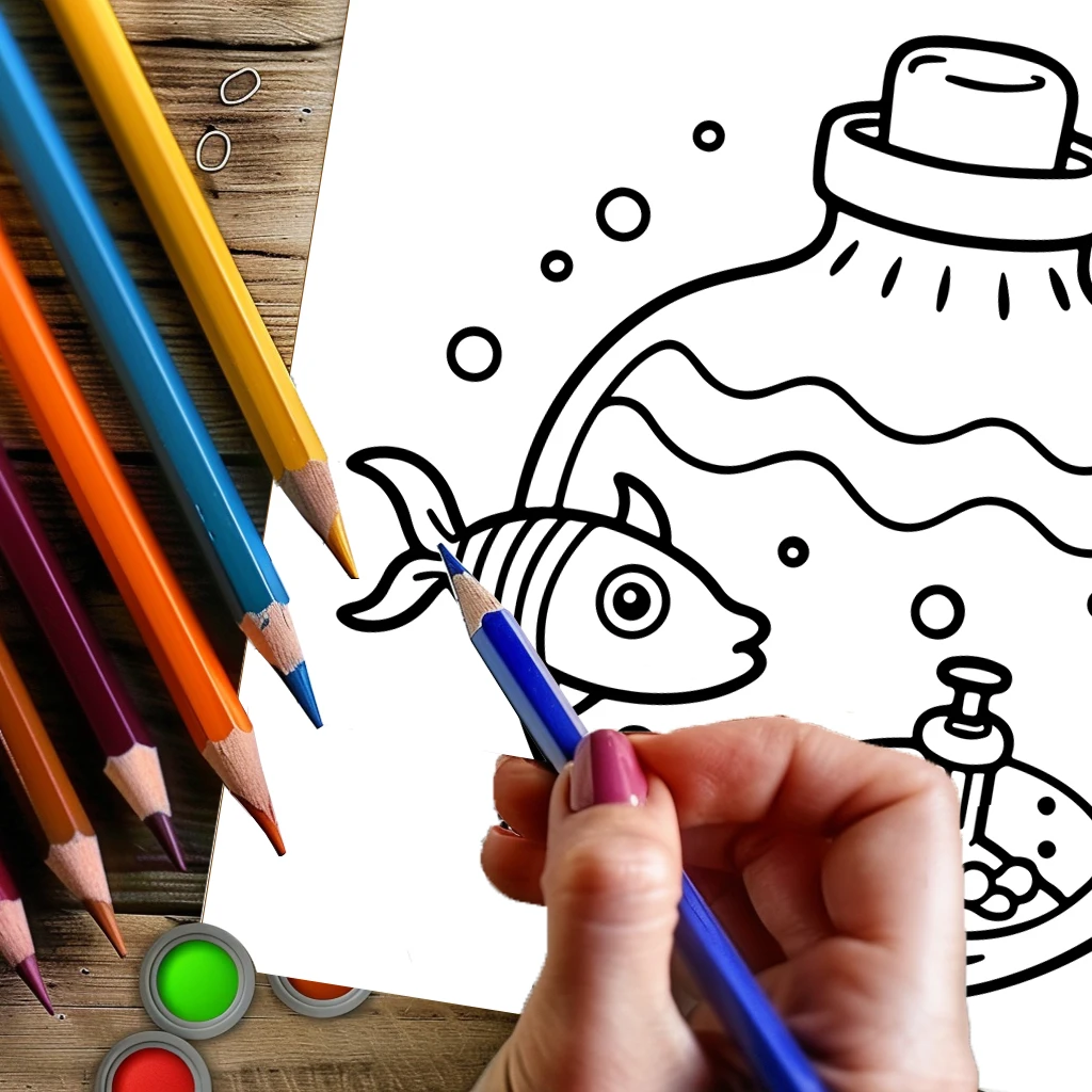 Coloring Book Magic Jar for Ad - Adult Coloring Book Stress Relief recension och pris