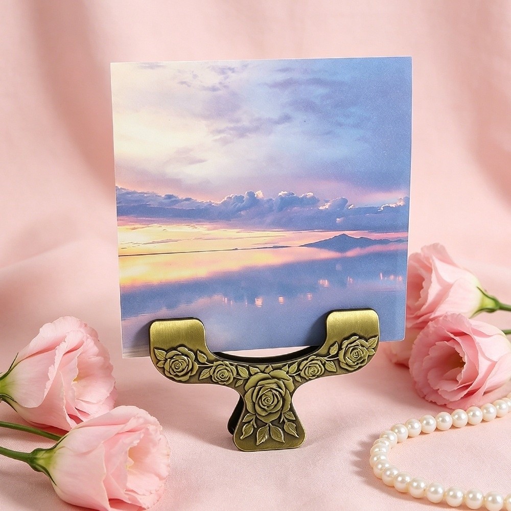 Vintage Carved Metal Book Clip - Stationery Books recension och pris