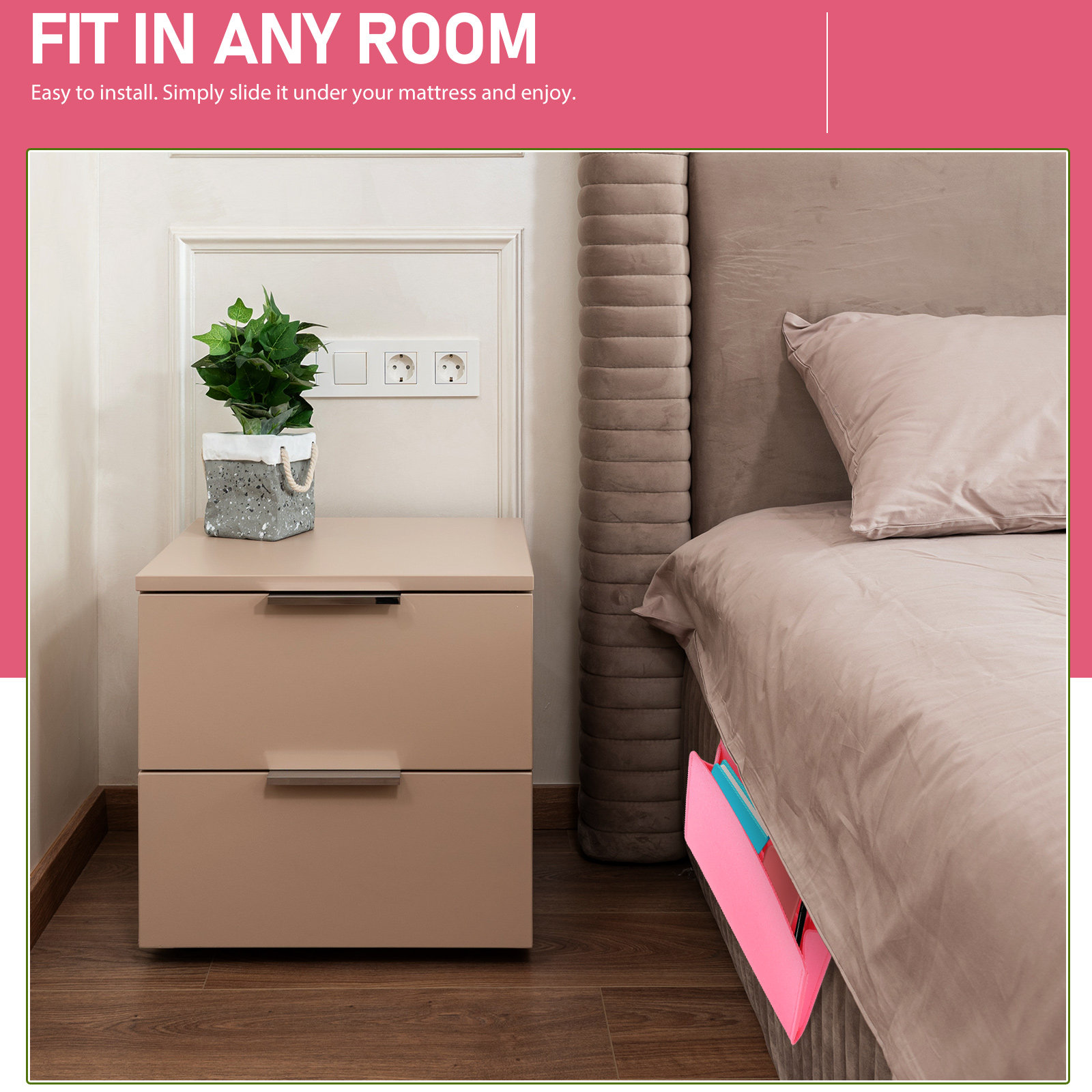 Bedside Felt Storage Organizer - Magazines recension och pris