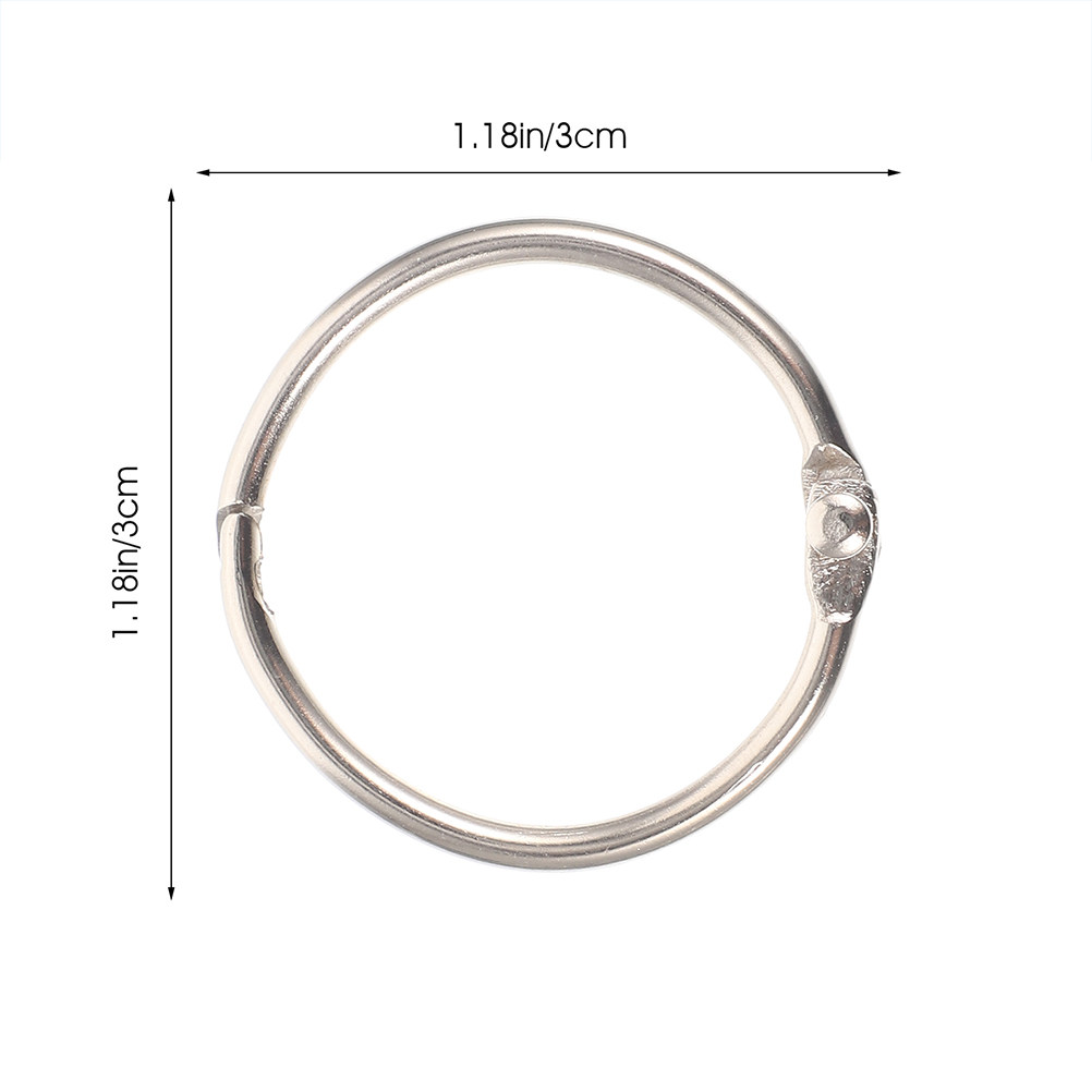 60Pcs Exquisite Binder Rings R - Stationery Books recension och pris