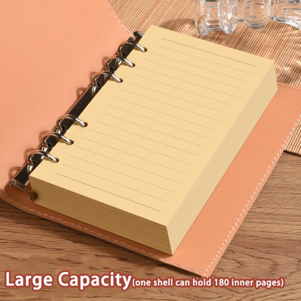 New A5/A6 Notebook Loose-leaf  - Vintage Leather Journal Notebook recension och pris