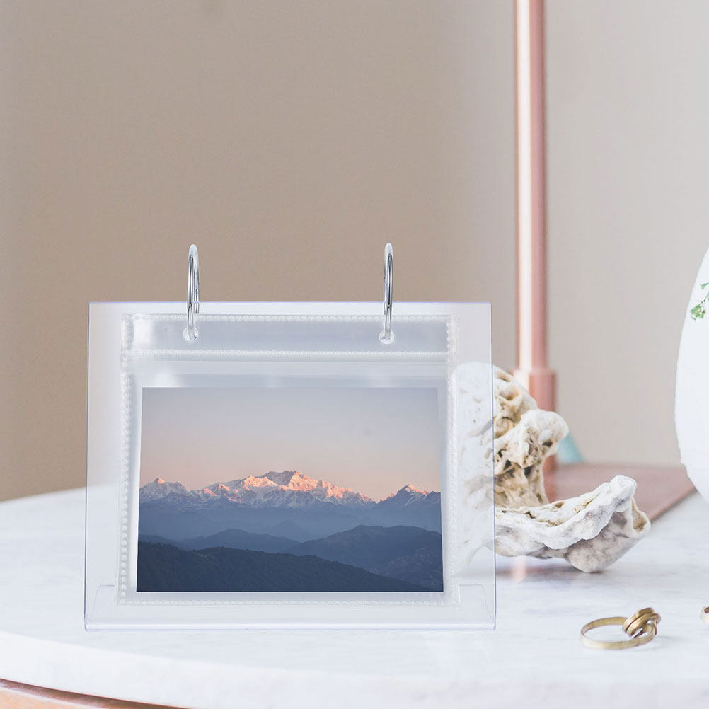 2Pcs Photo Album Acrylic Table - Clear Acrylic Book Stand Holder recension och pris