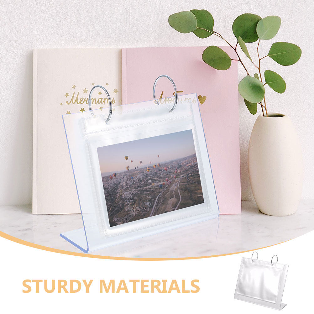 2Pcs Photo Album Acrylic Table - Clear Acrylic Book Stand Holder recension och pris