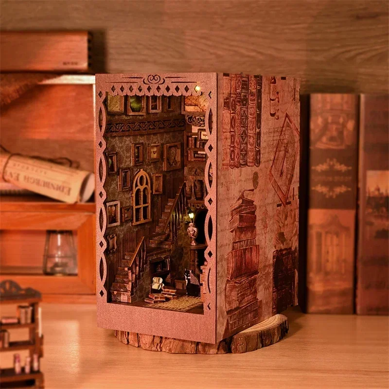 NEW DIY Wooden Book Nook Shelf - Diy Wooden Book Nook Kit Shelf Insert recension och pris