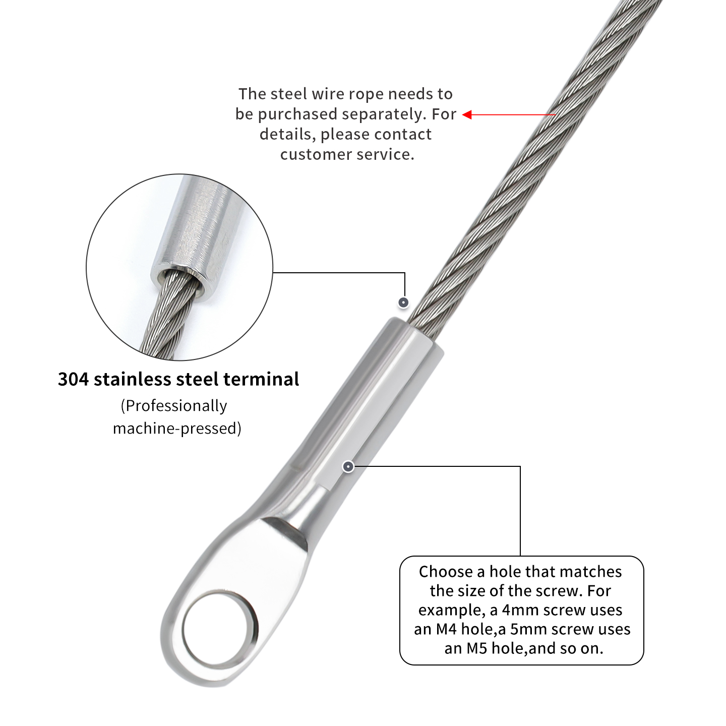 10PCS 304 Stainless Steel Wire - Magazines recension och pris