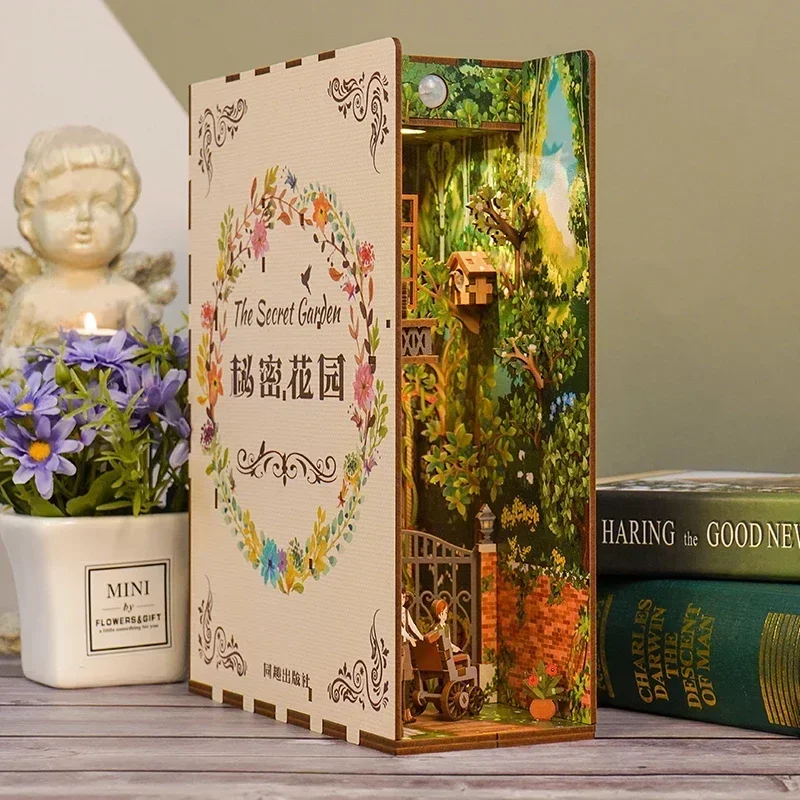 DIY Wooden Book Nook Shelf Ins - Diy Wooden Book Nook Kit Shelf Insert recension och pris