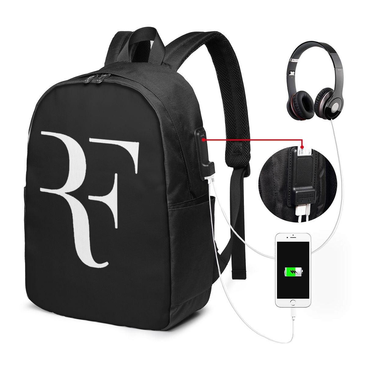 Roger Federer Backpack Travel  - Books recension och pris