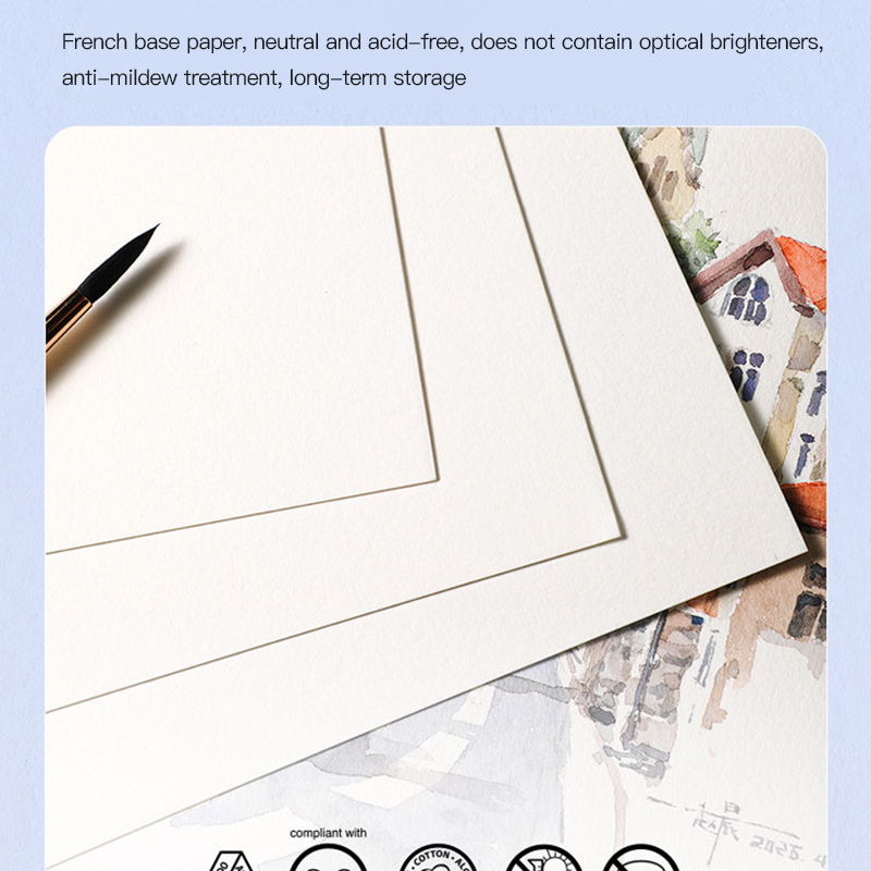 Square Watercolor Book Medium  - Stationery Books recension och pris