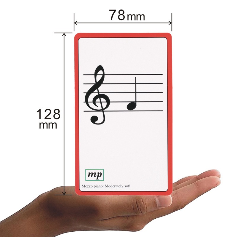 Music Flash Cards piano guitar - Blank Sheet Music Notebook recension och pris