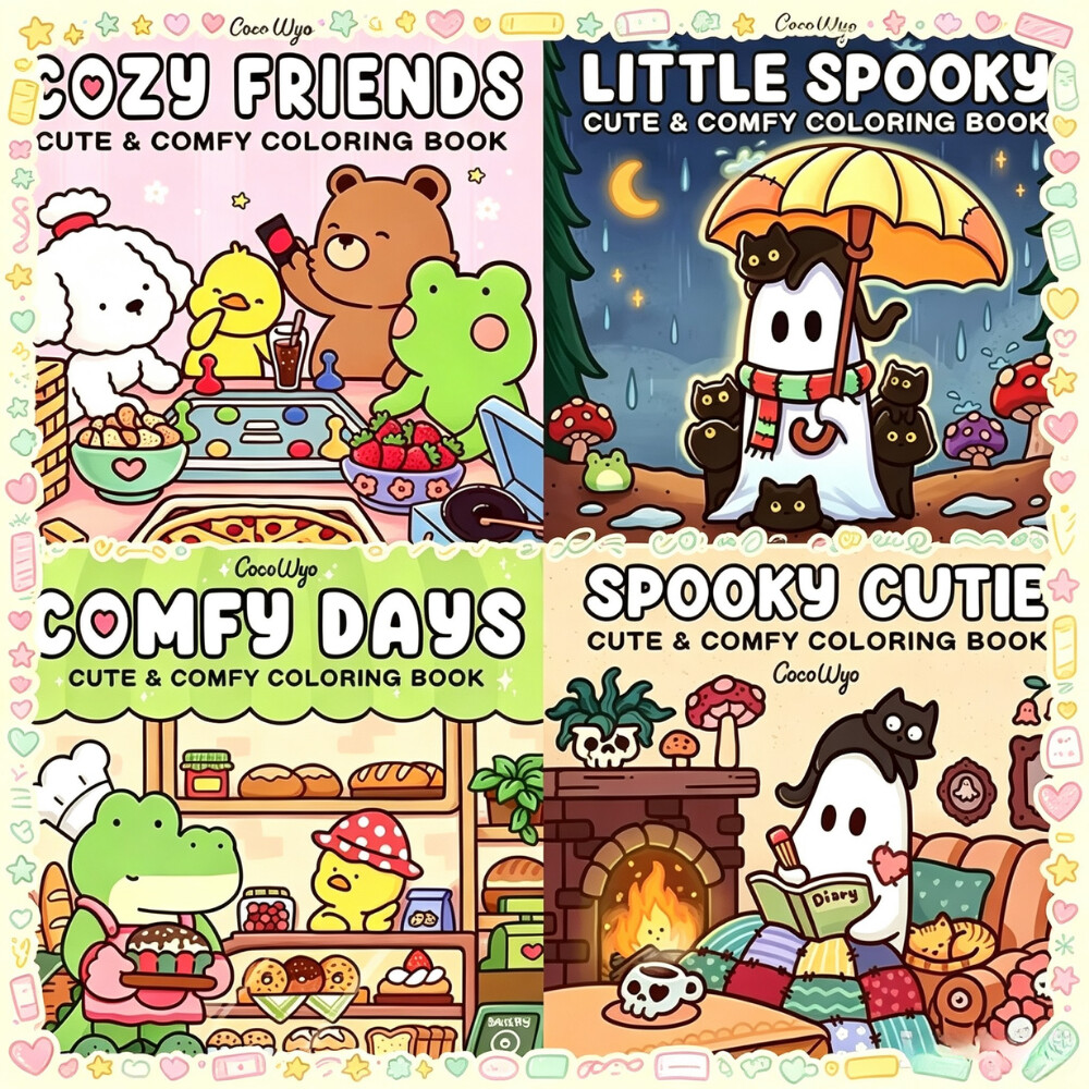 HOT SALE CUTE&COMFY Coloring B - Adult Coloring Book Stress Relief recension och pris