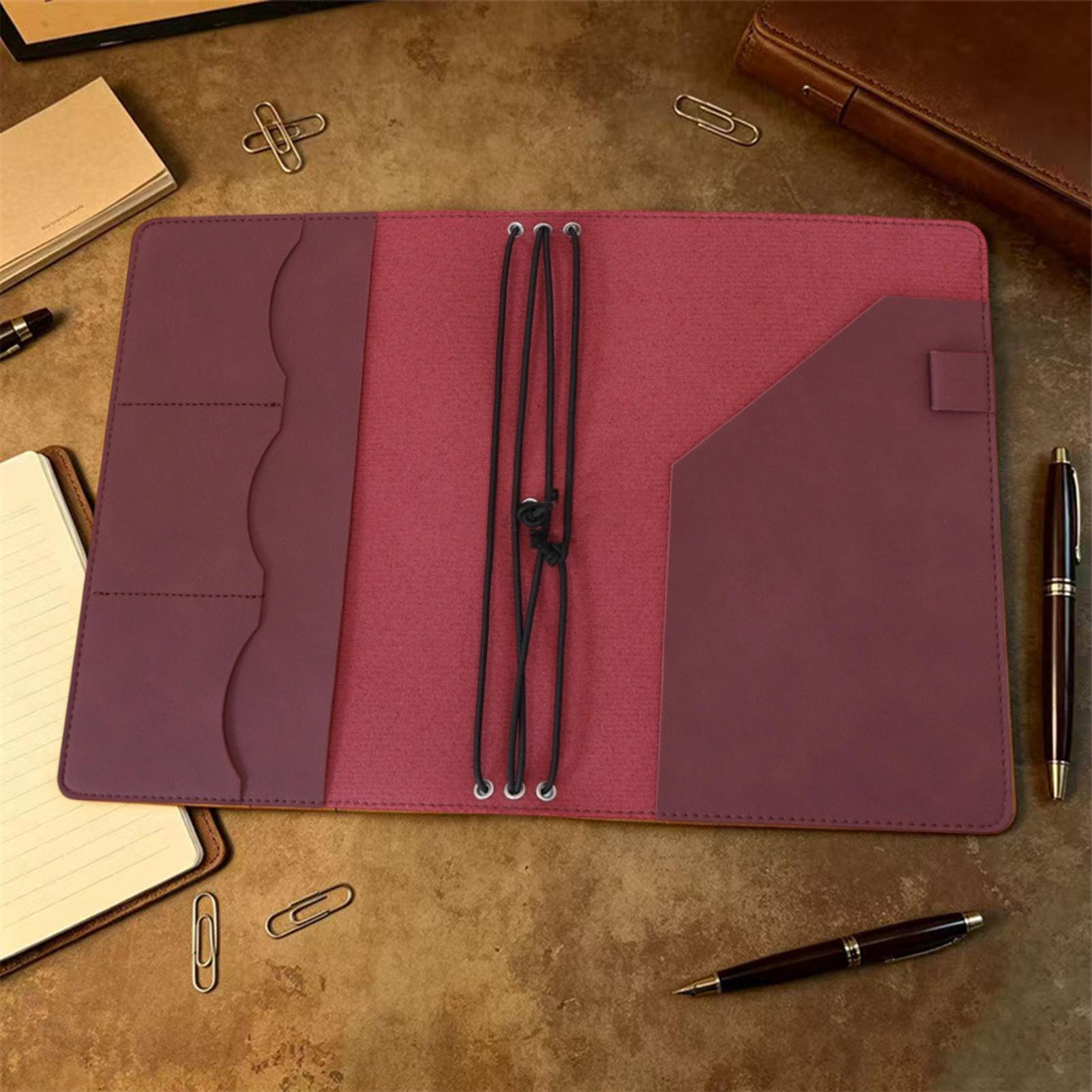 Leather A5 Notebook Cover Mult - Vintage Leather Journal Notebook recension och pris